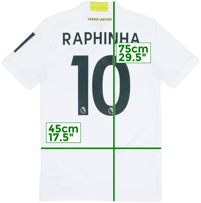 2021-22 Leeds United Home Shirt Raphinha #10 - 8/10 - (S)