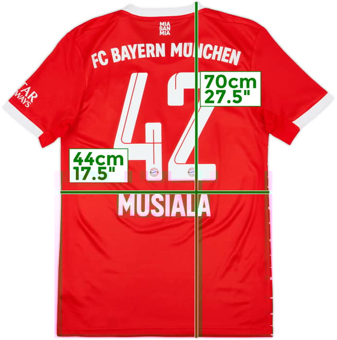 Camiseta de local del Bayern Munich 2022-23 Musiala #42 - 6/10 - (S)