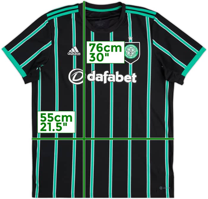 2022-23 Celtic Away Shirt - 7/10 - (XL)
