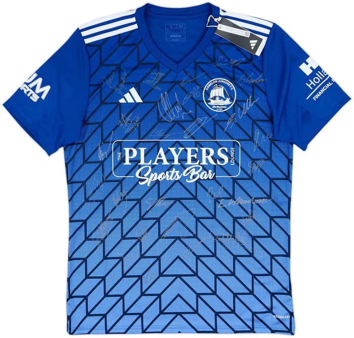 2023-24 Camelon Juniors Squad Signed Home Shirt (L)