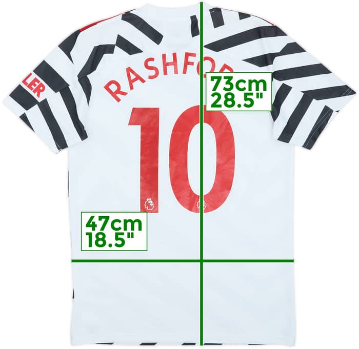 2020-21 Manchester United Third Shirt Rashford #10 - 8/10 - (S)