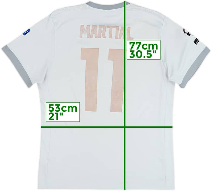 2017-18 Manchester United Third Shirt Martial #11 - 4/10 - (L)