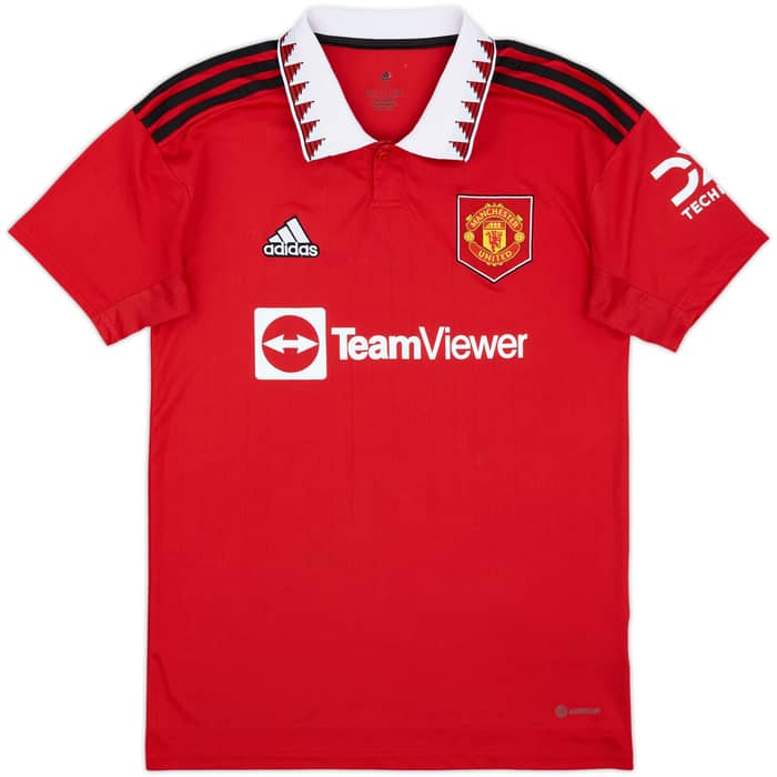 2022-23 Manchester United Home Shirt Antony #21 - 8/10 - (M)