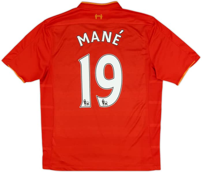 2016-17 Liverpool Home Shirt Mane #19 - 7/10 - (L)