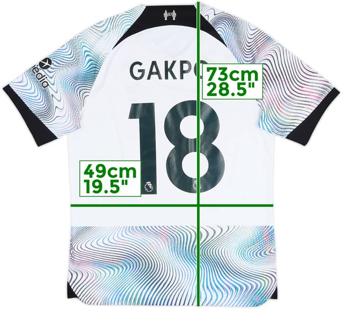 2022-23 Liverpool Away Shirt Gakpo #18 - 7/10 - (M)