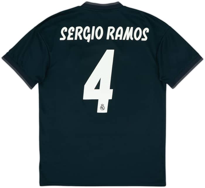 2018-19 Real Madrid Away Shirt Sergio Ramos #4 - 9/10 - (M)