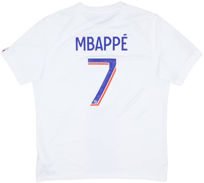2022-23 Paris Saint-Germain Away Shirt Mbappe #7 - 8/10 - (L)