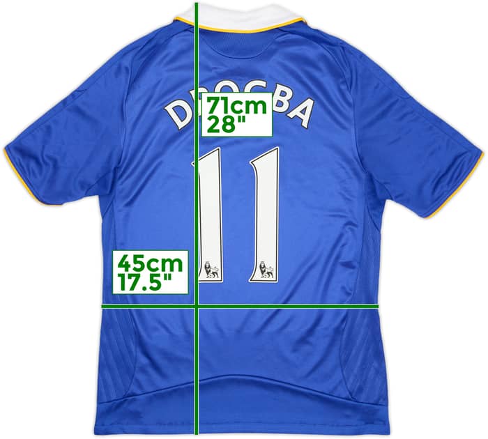 2008-09 Chelsea Home Shirt Drogba #11 - 6/10 - (S)