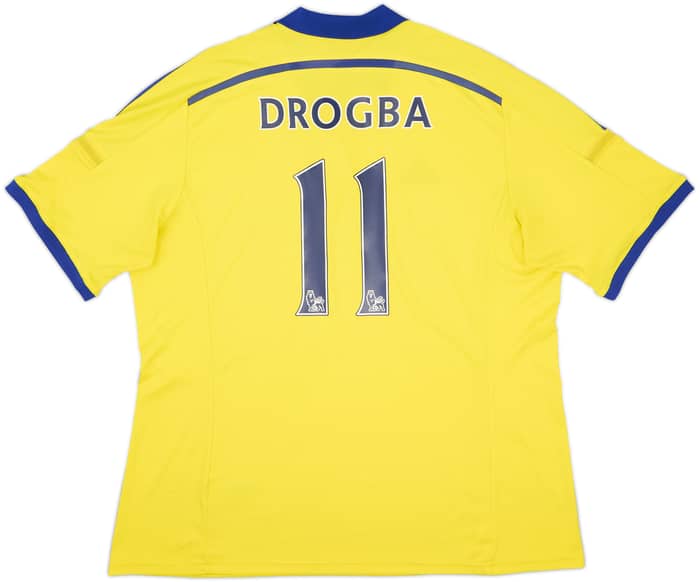 2014-15 Chelsea Away Shirt Drogba #11 - 9/10 - (XXL)