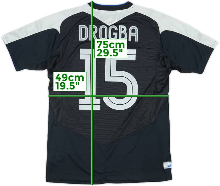 2004-05 Chelsea Away Shirt Drogba #15 - 9/10 - (M)