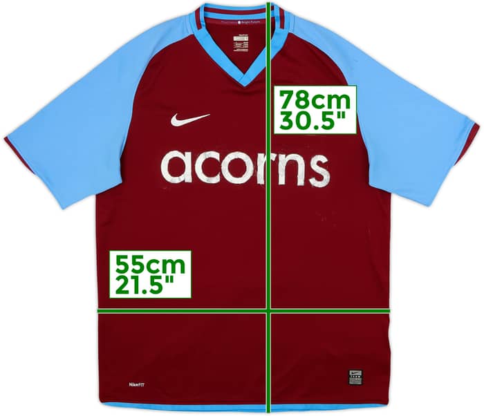 2008-09 Aston Villa Home Shirt - 5/10 - (L)