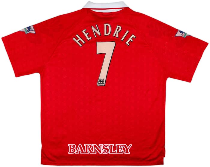 1997-98 Barnsley Home Shirt Hendrie #7 - 6/10 - (XL)