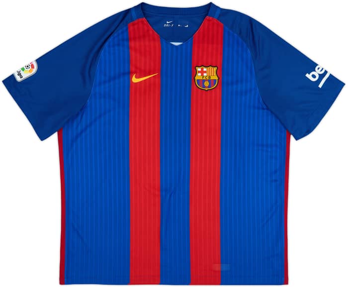 2016-17 Barcelona Home Shirt Messi #10 - 8/10 - (XXL)
