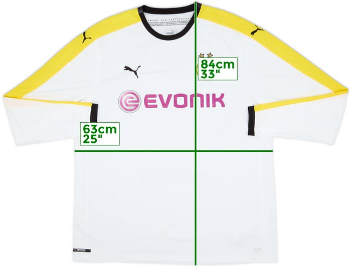 2015-16 Borussia Dortmund Third L/S Shirt - 7/10 - (3XL)