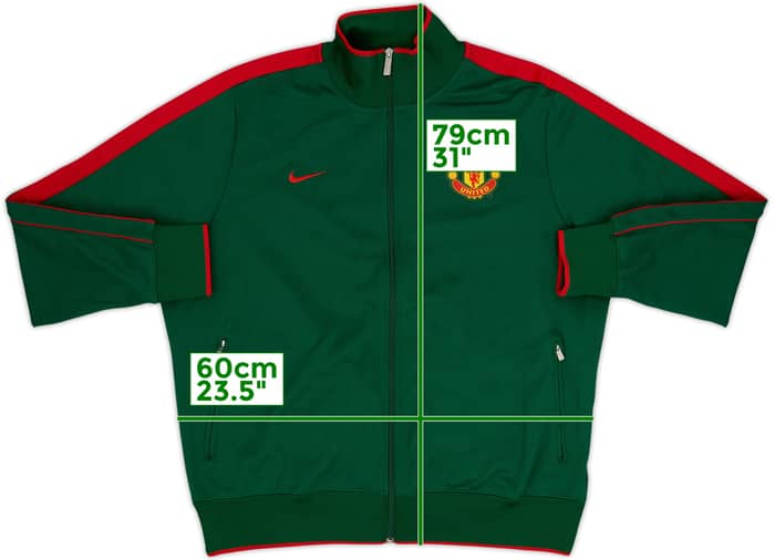 2012-13 Manchester United Nike Track Jacket - 9/10 - (XXL)