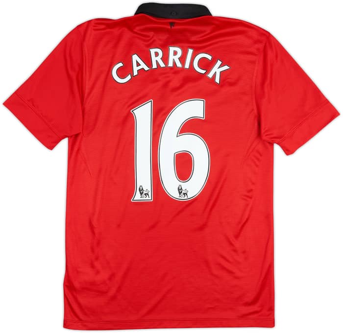 2013-14 Manchester United Home Shirt Carrick #16 - 6/10 - (S)