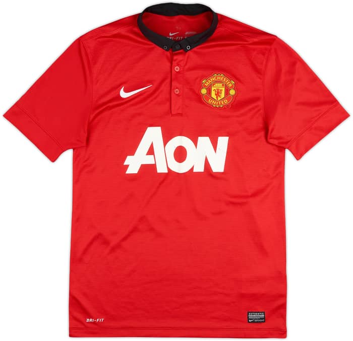 2013-14 Manchester United Home Shirt Carrick #16 - 6/10 - (S)