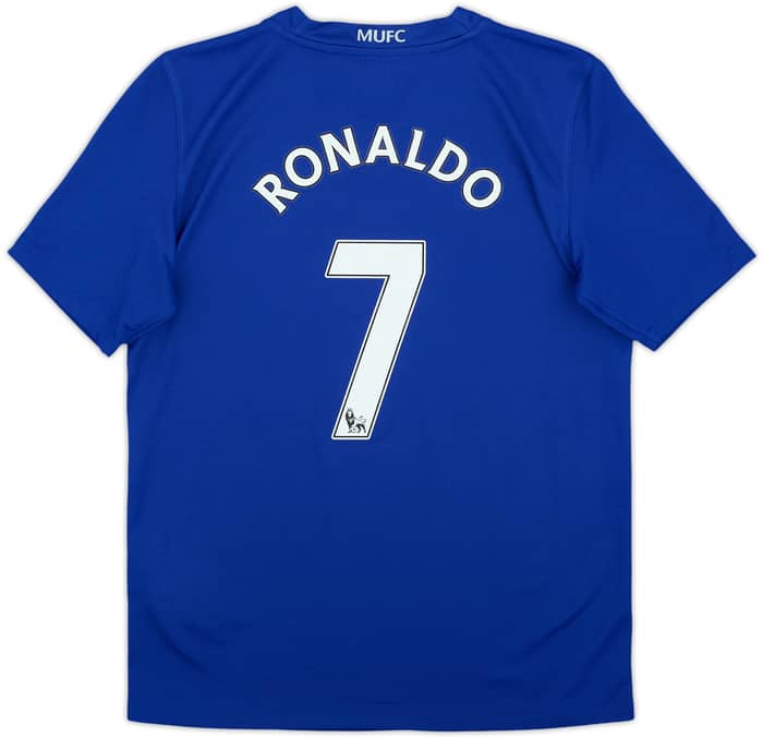 2008-09 Manchester United Third Shirt Ronaldo #7 - 9/10 - (M.Boys)