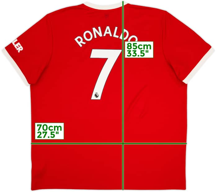 2021-22 Manchester United Home Shirt Ronaldo #7 - 7/10 - (3XL)