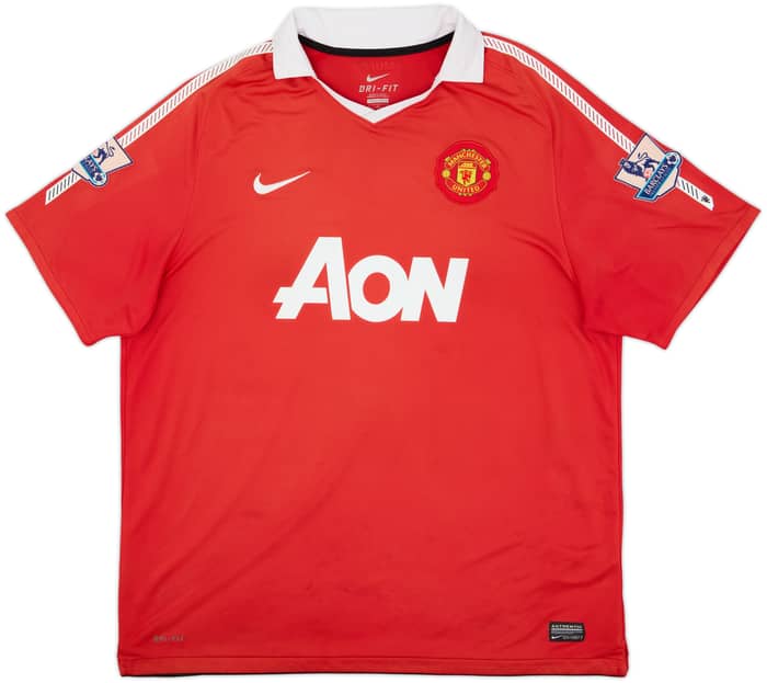 2010-11 Manchester United Home Shirt Rooney #10 - 6/10 - (XL)