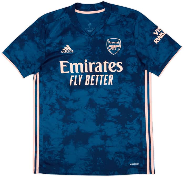 2020-21 Arsenal Third Shirt Aubameyang #14 - 6/10 - (L)