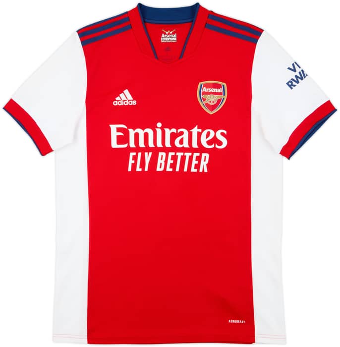 2021-22 Arsenal Home Shirt Saka #7 - 8/10 - (L)