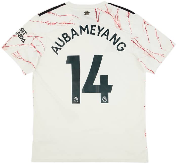 2020-21 Arsenal Away Shirt Aubameyang #14 - 6/10 - (L)