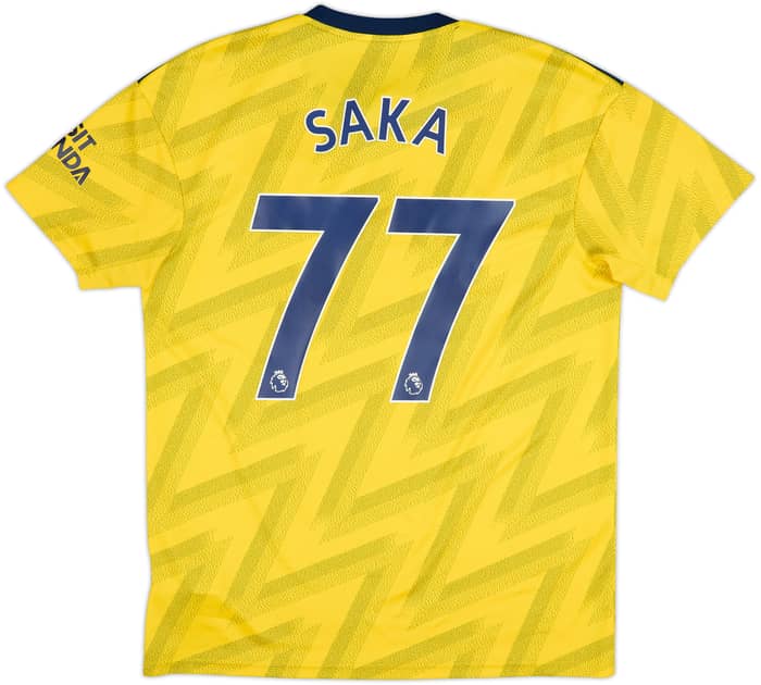 2019-20 Arsenal Away Shirt Saka #77 - 8/10 - (L)
