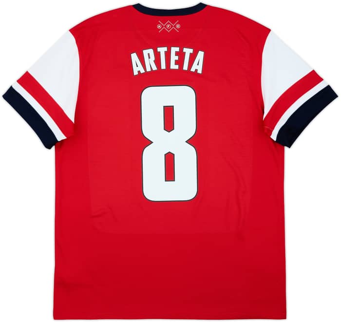 2012-14 Arsenal Home Shirt Arteta #8 - 8/10 - (L)