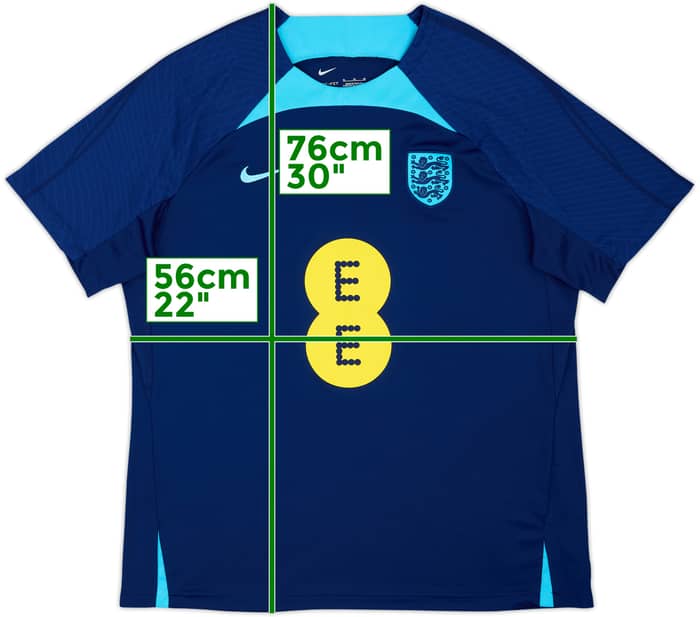 2022-23 England Nike Training Shirt - 9/10 - (XL)