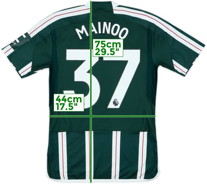 2023-24 Manchester United Away Shirt Mainoo #37 - 8/10 - (S)