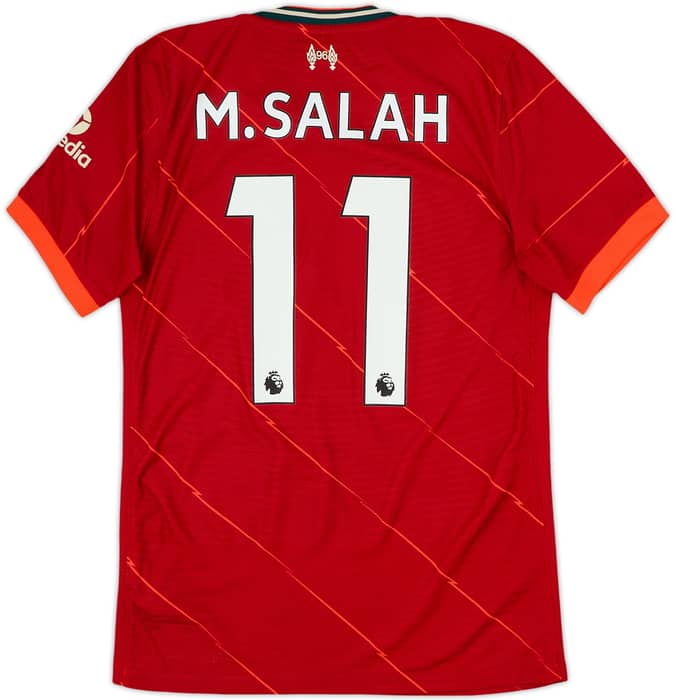 2021-22 Liverpool Authentic Home Shirt M.Salah #11 - 8/10 - (S)