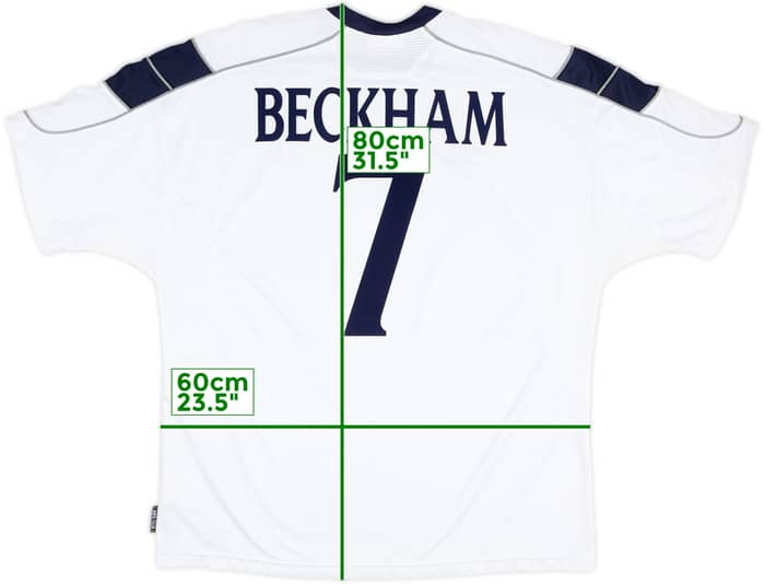 1999-00 Manchester United Third Shirt Beckham #7 - 6/10 - (XXL)