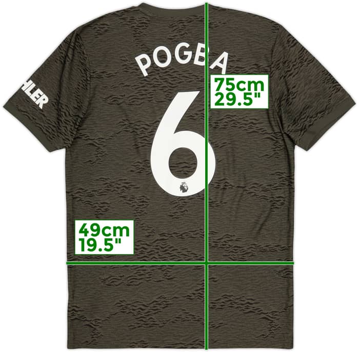 2020-21 Manchester United Away Shirt Pogba #6 - 7/10 - (M)