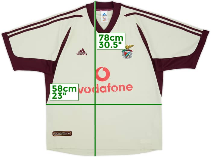 2001-02 Benfica Away Shirt - 10/10 - (L)