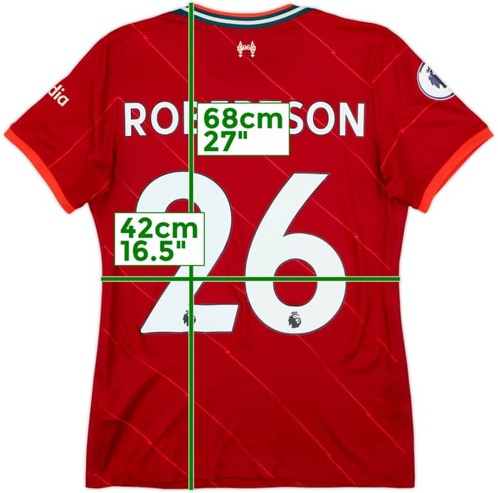 2021-22 Liverpool Home Shirt Robertson #26 - 8/10 - (Women's M)