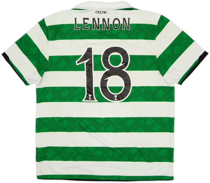 2010-12 Celtic Home Shirt Lennon #18 - 6/10 - (L)