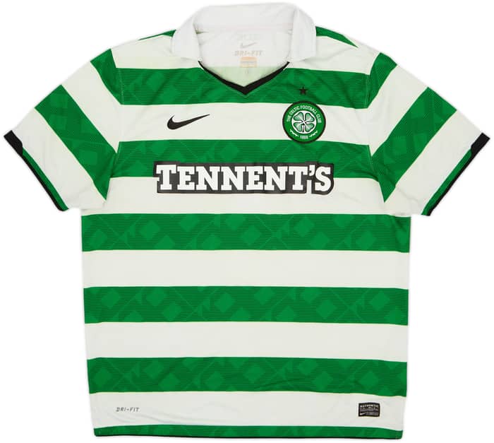 2010-12 Celtic Home Shirt Lennon #18 - 6/10 - (L)