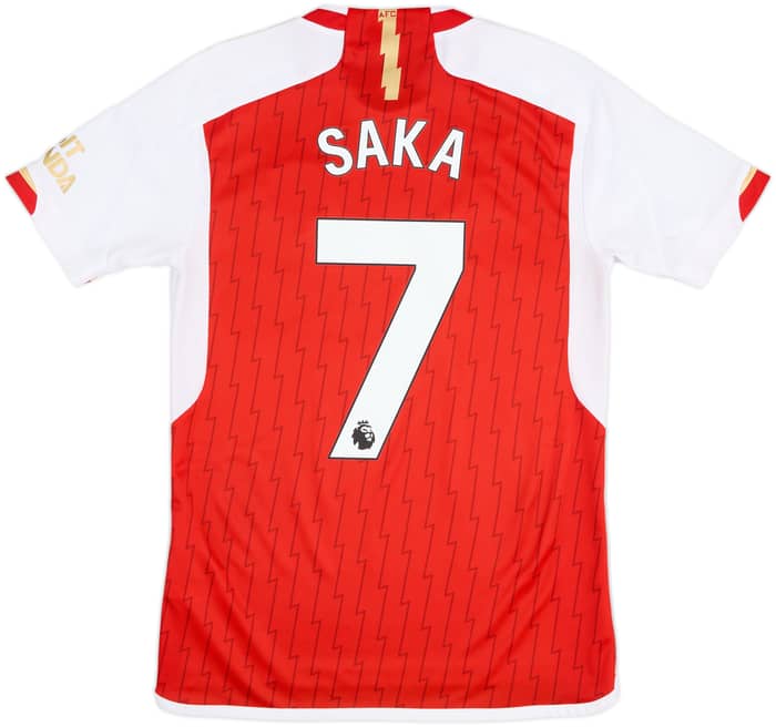 2023-24 Arsenal Home Shirt Saka #7 - 8/10 - (S)