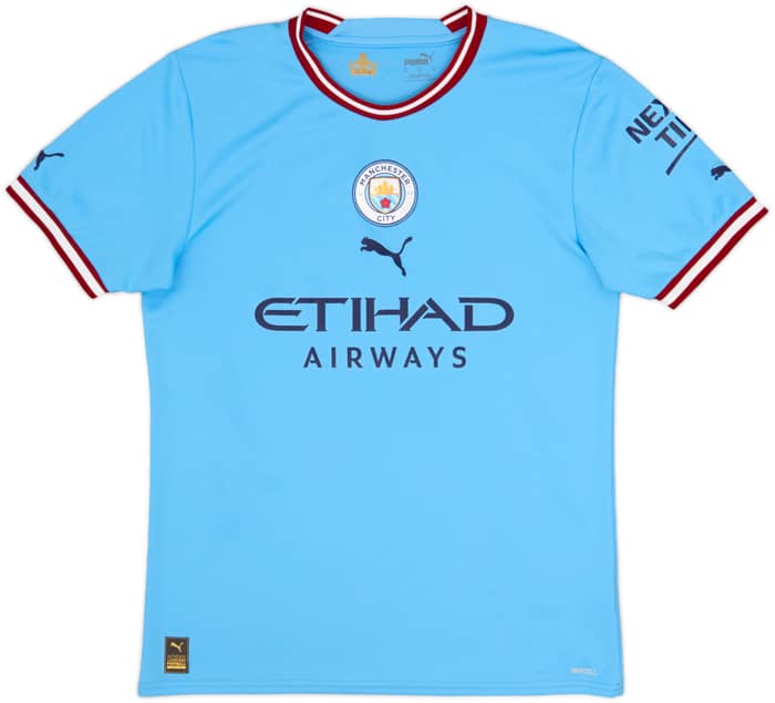 2022-23 Manchester City Home Shirt Haaland #9 - 7/10 - (M)