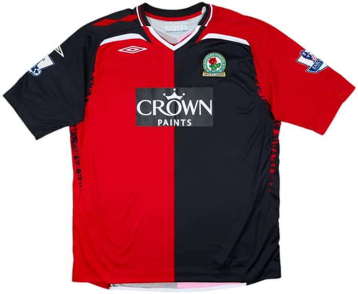 2007-08 Blackburn Away Shirt Samba #4 - 7/10 - (XL)