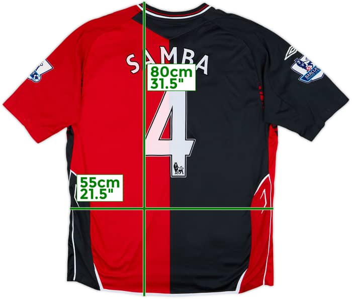 2007-08 Blackburn Away Shirt Samba #4 - 7/10 - (XL)