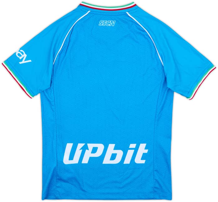 2023-24 Napoli Home Shirt - 9/10 - (S.Boys)