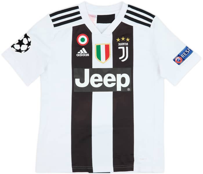 2018-19 Juventus Home Shirt Ronaldo #7 - 6/10 - (M.Boys)