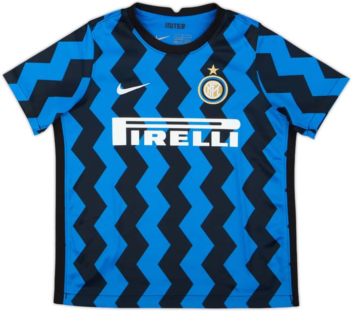 2020-21 Inter Milan Home Shirt - 10/10 - (L.Boys)