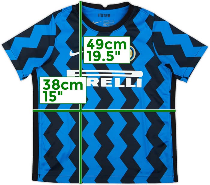 2020-21 Inter Milan Home Shirt - 10/10 - (L.Boys)