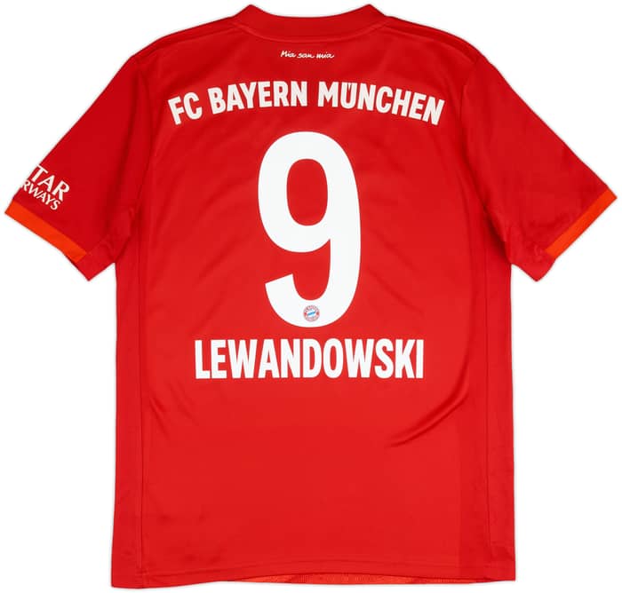 2019-20 Bayern Munich Home Shirt Lewandowski #9 - 8/10 - (XL.Boys)