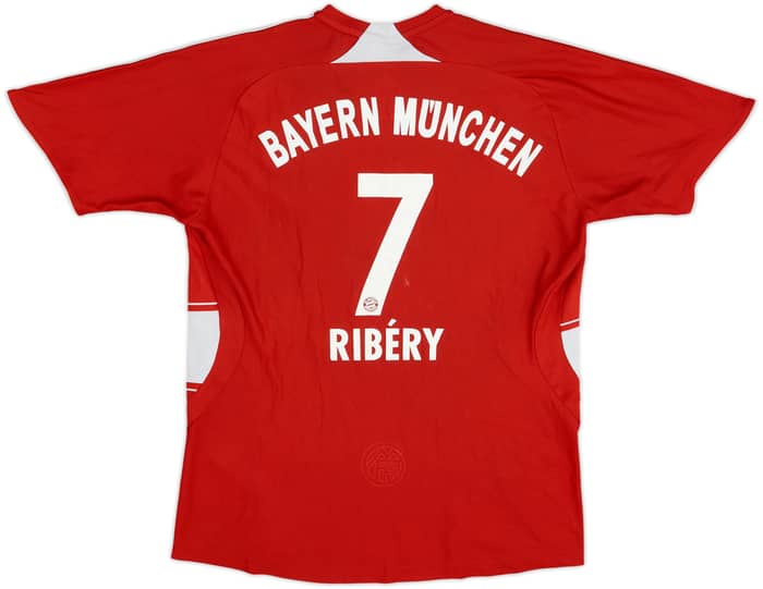 2007-08 Bayern Munich Home Shirt Ribery #7 - 4/10 - (L.Boys)