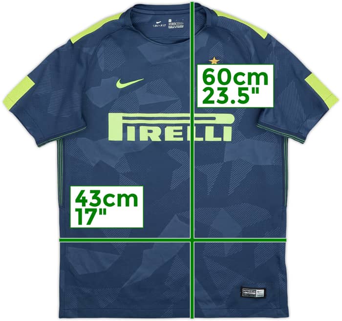 2017-18 Inter Milan Third Shirt - 5/10 - (L.Boys)