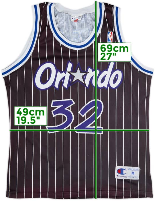 1992-96 Orlando Magic O'Neal #32 Champion Away Jersey - 6/10 - (M)